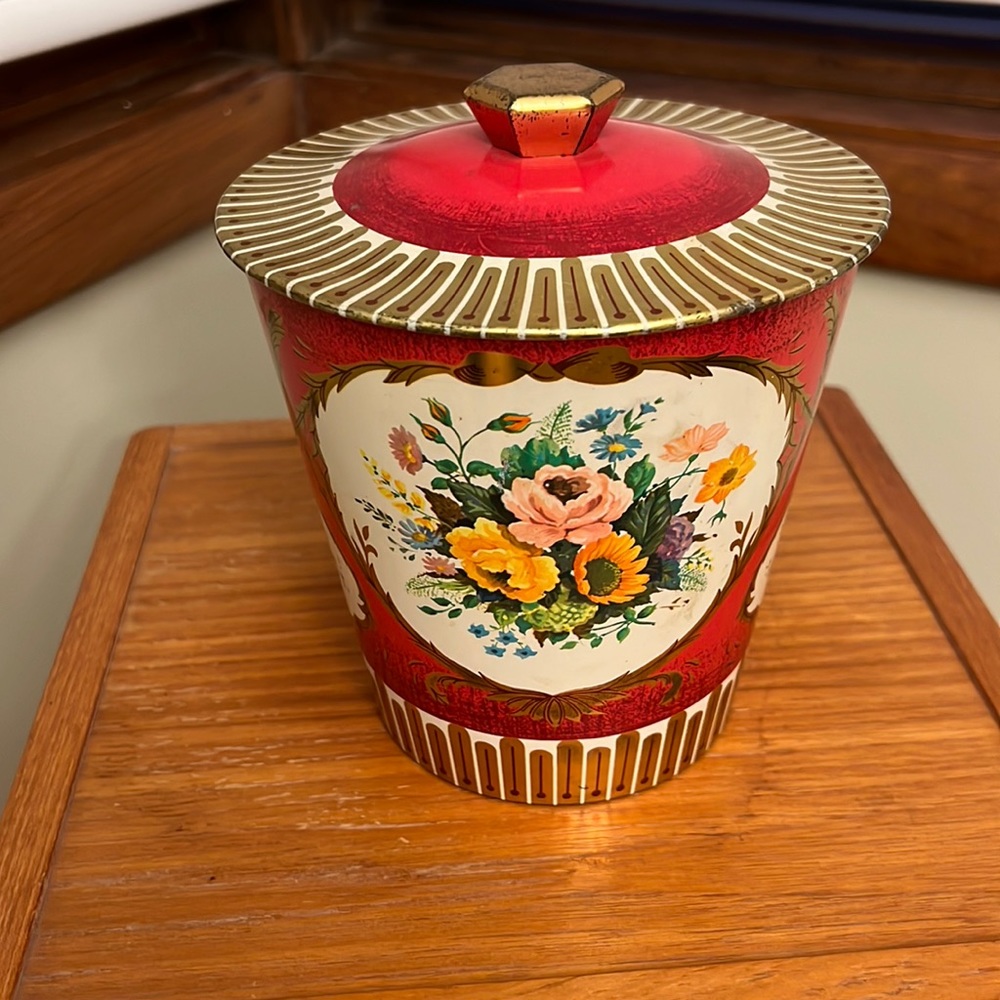 Vintage English tin